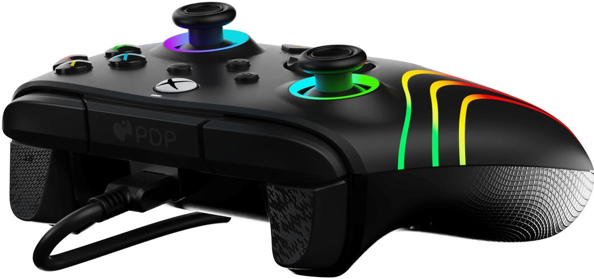 Pdp Filaire Manette Neon Noir pour Xbox Series X