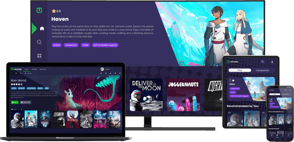 Appareils compatibles Utomik Cloud