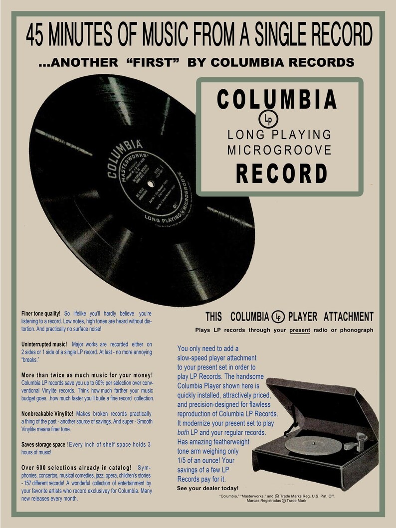publicite Columbia Record