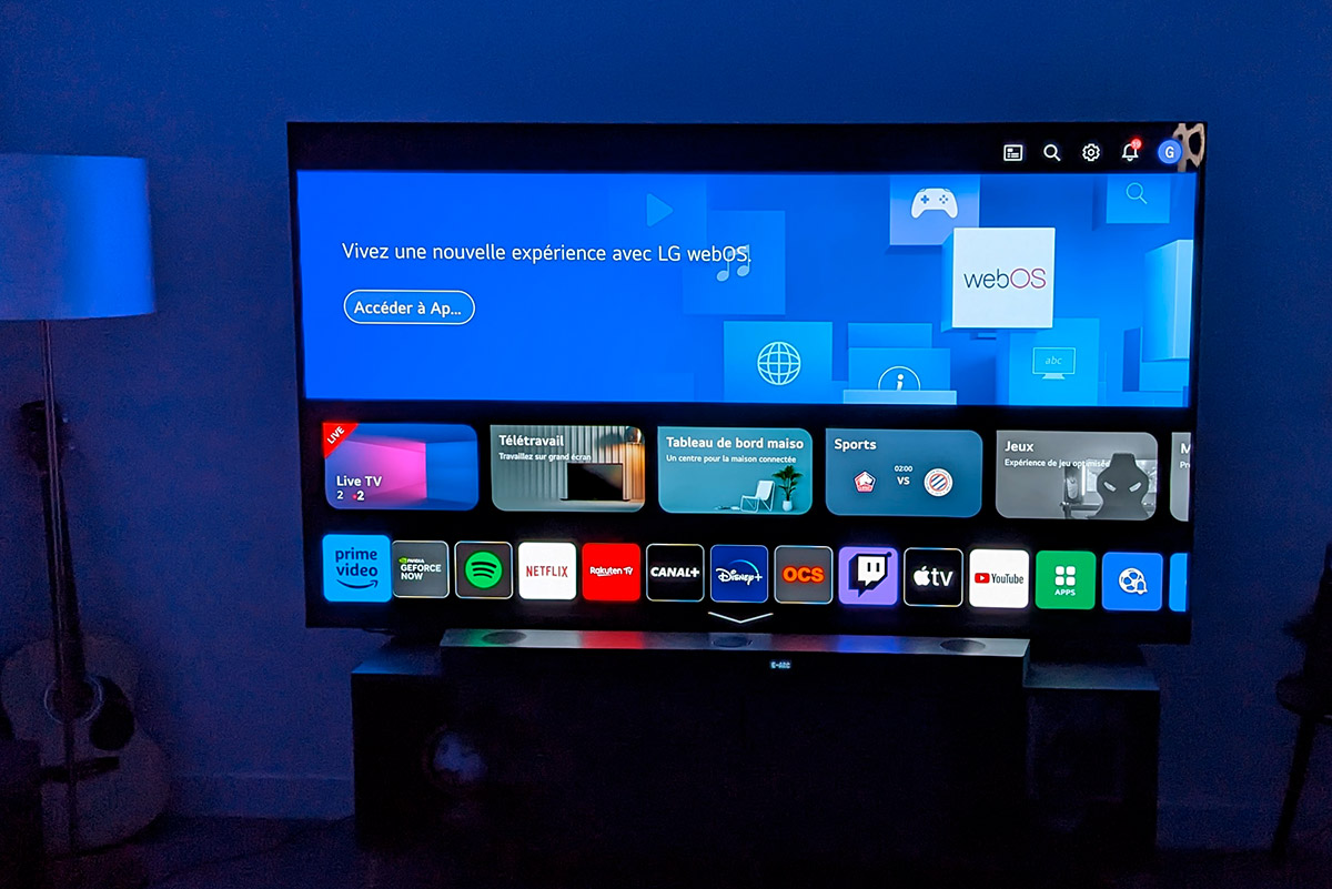 LG webOS 23