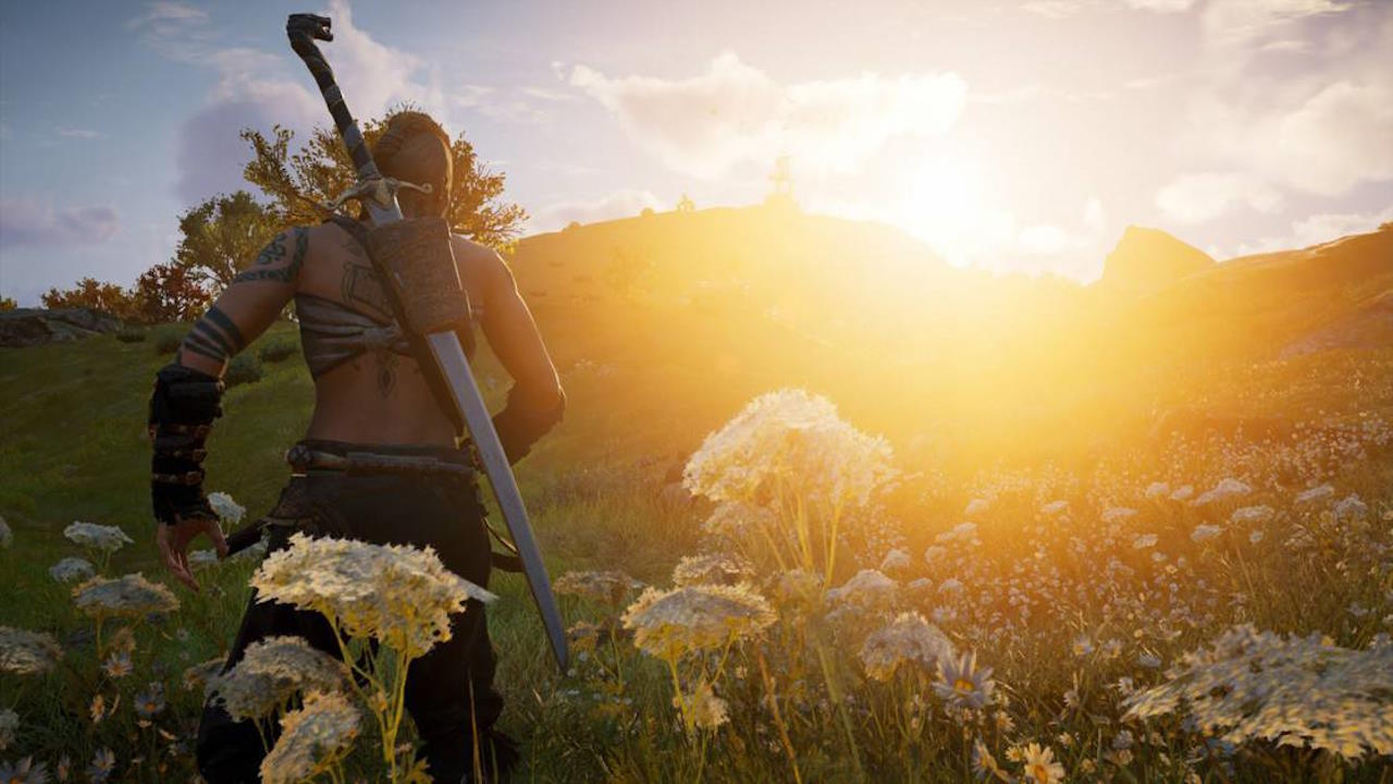 Le HDR dans Assassin’s Creed Valhalla enrichit l'expérience visuelle en offrant des couleurs plus vives et des contrastes plus profonds, rendant les paysages nordiques et les scènes de bataille encore plus immersifs et réalistes. Le HDR dans Assassin's Creed Valhalla enrichit l'expérience de jeu en offrant des couleurs plus vives et des contrastes améliorés, rendant les paysages nordiques et les scènes de combat encore plus immersifs et réalistes.