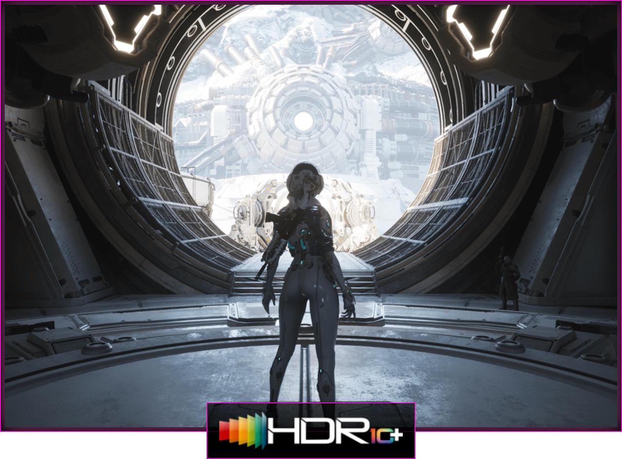 Le HDR10+ dans The First Descendant améliore considérablement l'expérience de jeu en offrant des couleurs plus éclatantes et des contrastes dynamiques, permettant une immersion totale dans les environnements détaillés et les scènes d'action intenses. Le HDR10+ dans The First Descendant améliore l'expérience de jeu en ajustant dynamiquement les niveaux de luminosité et de contraste, offrant des images plus détaillées et réalistes, ce qui rend l'univers du jeu encore plus captivant et immersif.