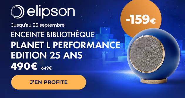 Enceintes bibliothèque Elipson Planet L Performance Edition 25 ans Son-Vidéo.com