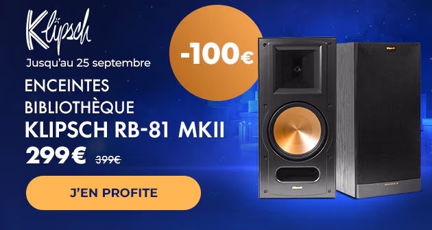 Enceintes bibliothèque Klipsch RB-81 MKII