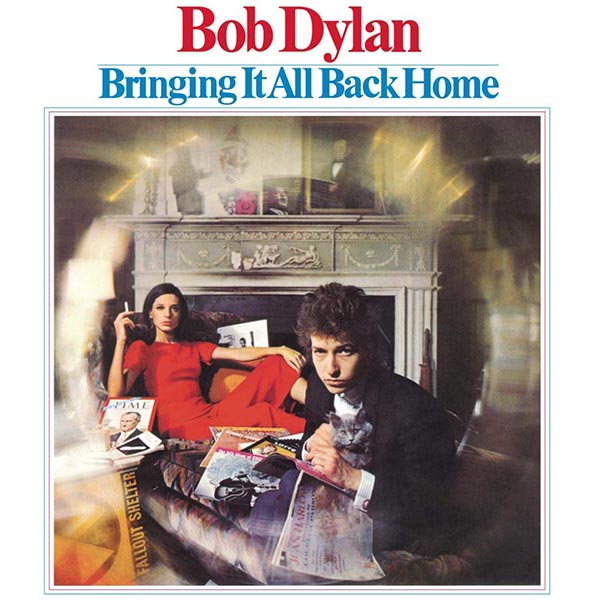 Couverture de l'album de Bob Dylan - Bringing It All Back Home.
