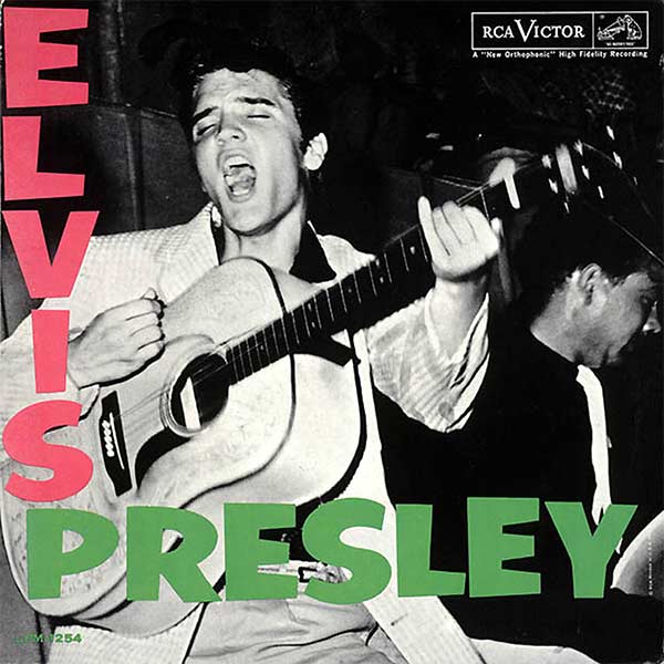 Couverture de l'album Elvis Presley.